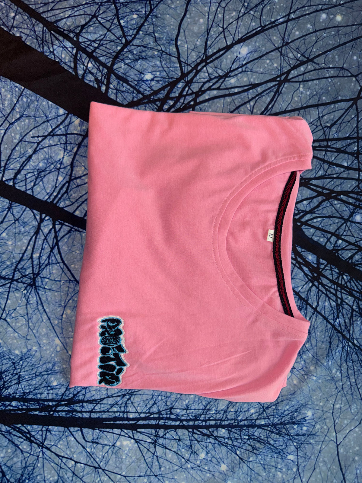 Limited Time Collectors’ Edition Embroidered T Shirt Pink
