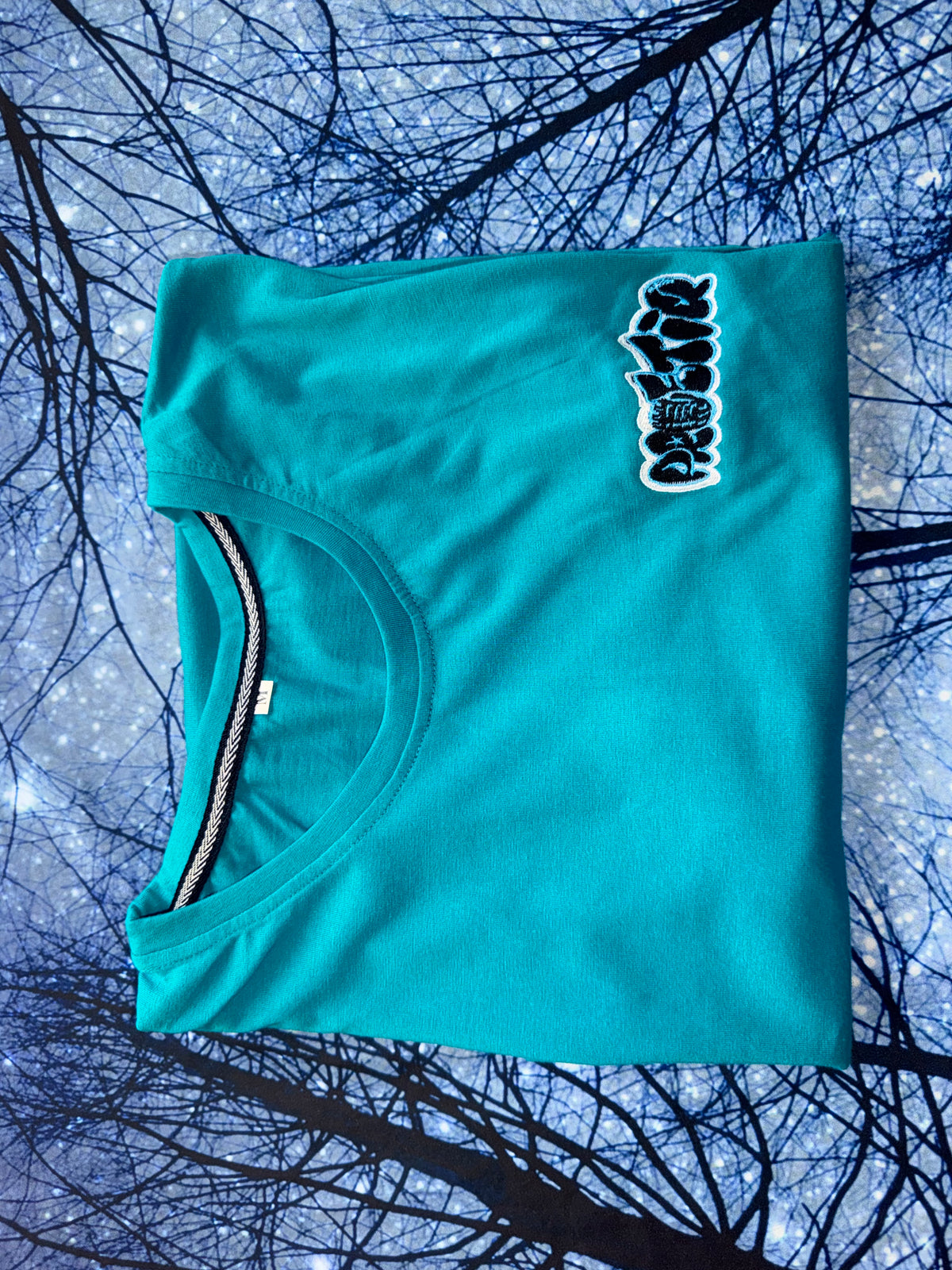Limited Time Collectors’ Edition Embroidered T Shirt Teal