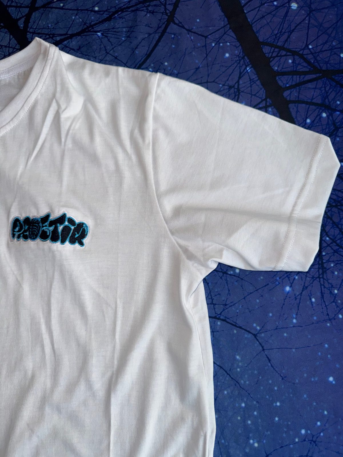 Limited Time Collectors’ Edition Embroidered T Shirt White